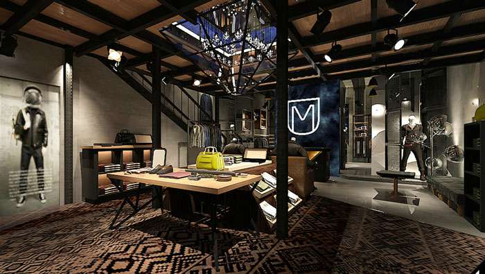 鄭州潮牌男裝專賣店裝修設(shè)計(jì)案例