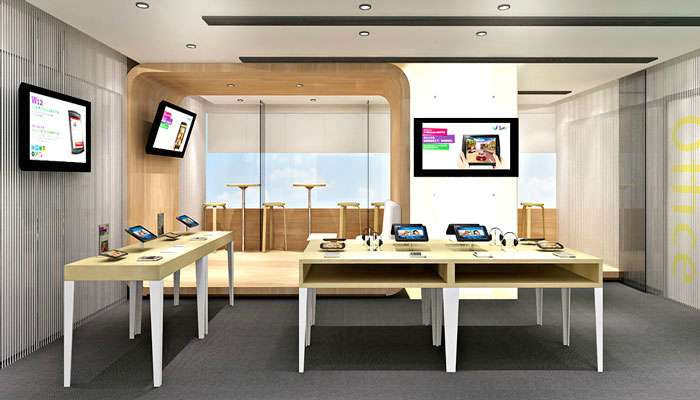 鄭州數(shù)碼專賣店裝修設計效果圖