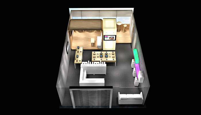 鄭州數(shù)碼專賣店裝修設計效果圖