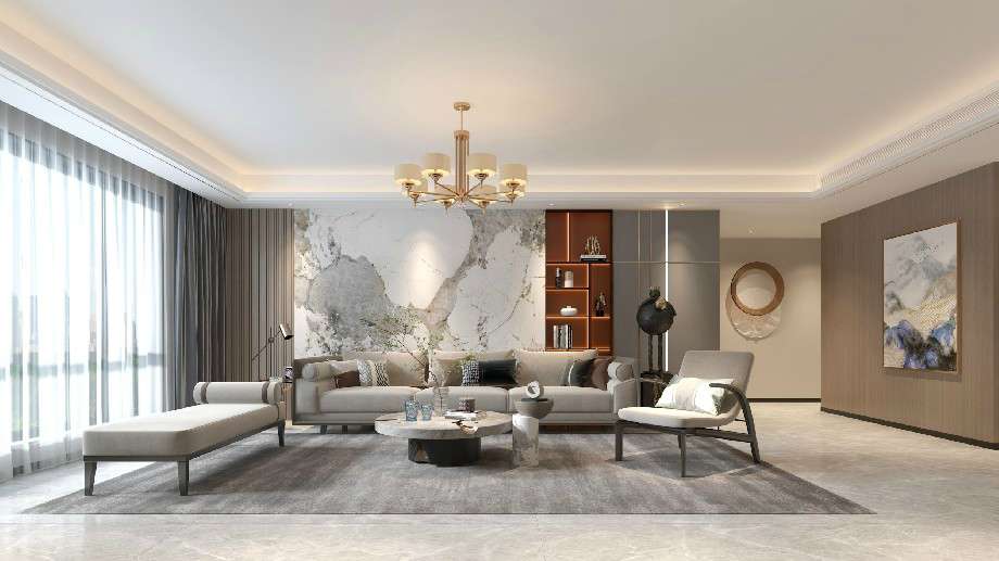 420平米新中式鄭州別墅裝修設(shè)計