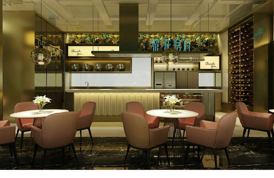 黎你很近西餐廳裝修設(shè)計(jì)案例