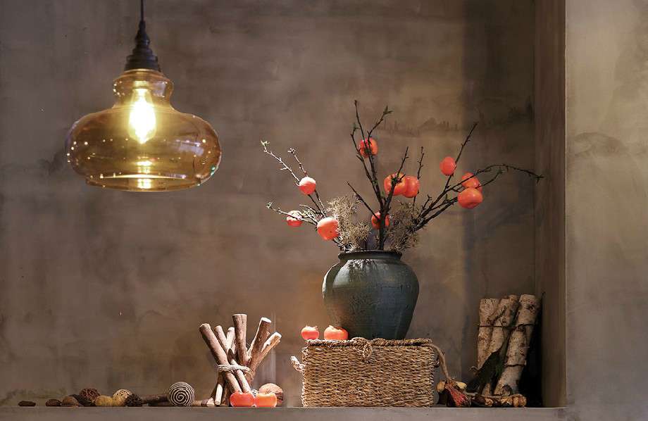 悅肴粵湘風味餐廳裝修設(shè)計效果圖