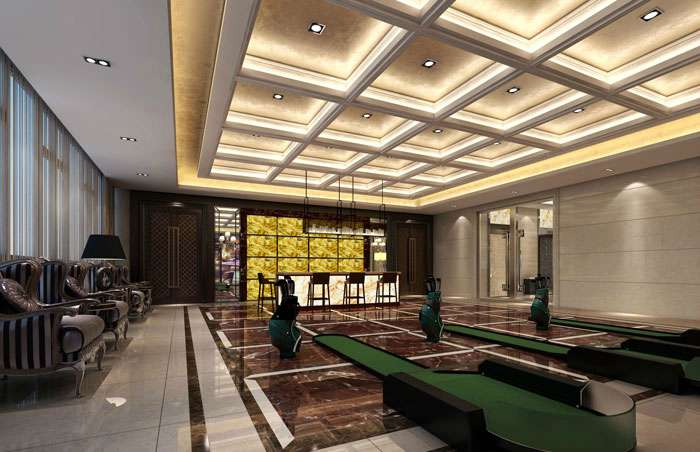 1000平方私人會所裝修設(shè)計效果圖