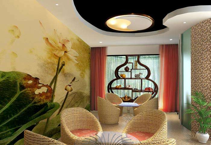 自然氛圍養(yǎng)生會(huì)所裝修設(shè)計(jì)效果圖