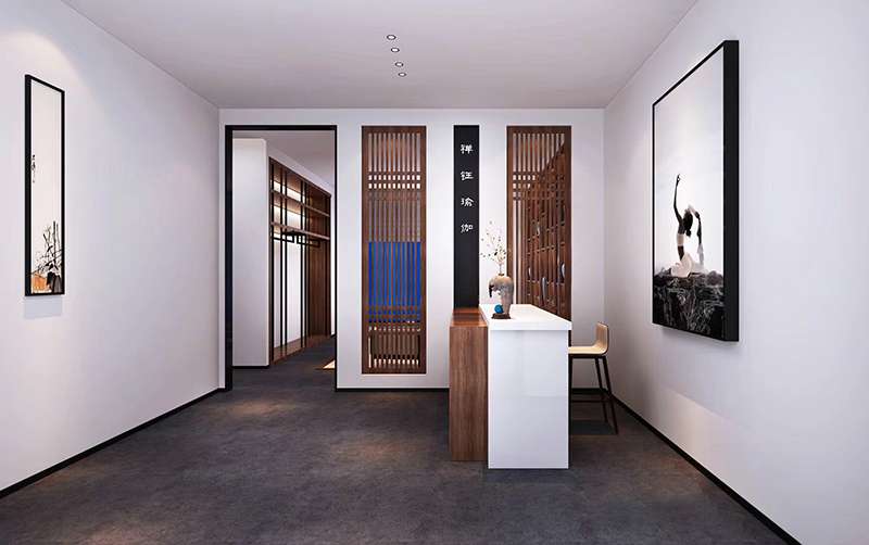 現(xiàn)代風(fēng)格瑜伽館裝修設(shè)計效果圖