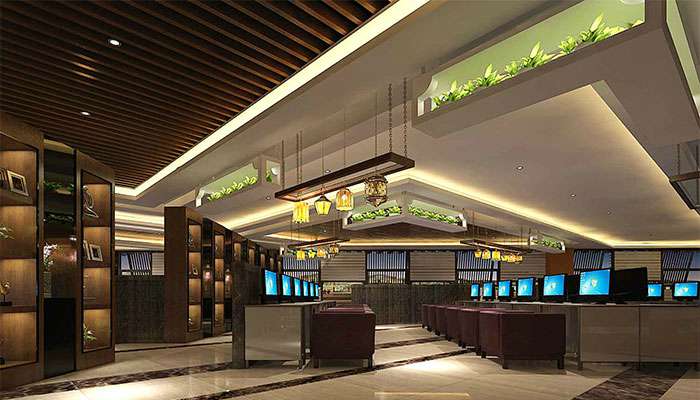 休閑風(fēng)格網(wǎng)咖裝修設(shè)計(jì)圖冊