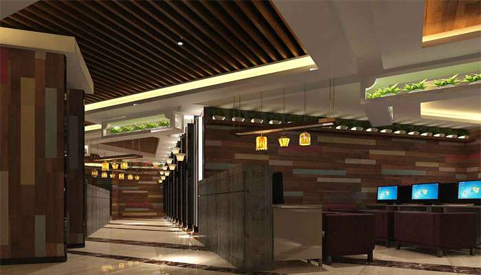 休閑風(fēng)格網(wǎng)咖裝修設(shè)計(jì)圖冊