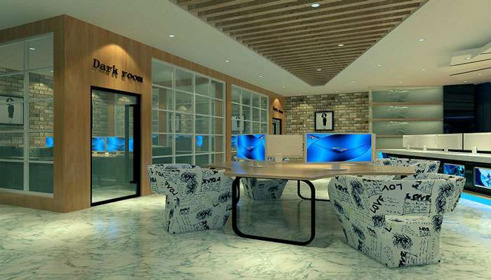 鄭州網(wǎng)咖裝修設計案例