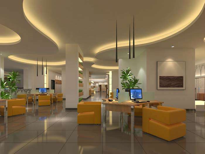 鄭州網(wǎng)咖會所裝修設(shè)計(jì)效果圖