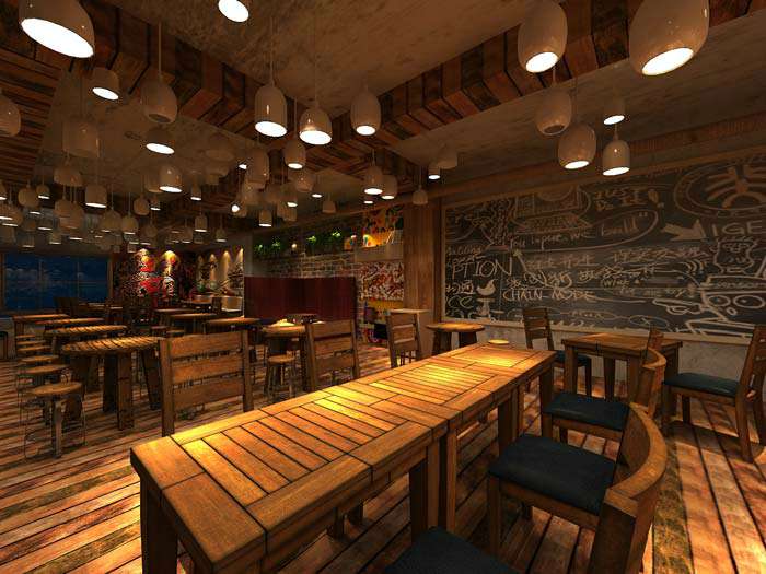 鄭州創(chuàng)意靜吧裝修設(shè)計(jì)效果圖