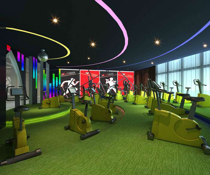 健身會所設(shè)計裝修效果圖