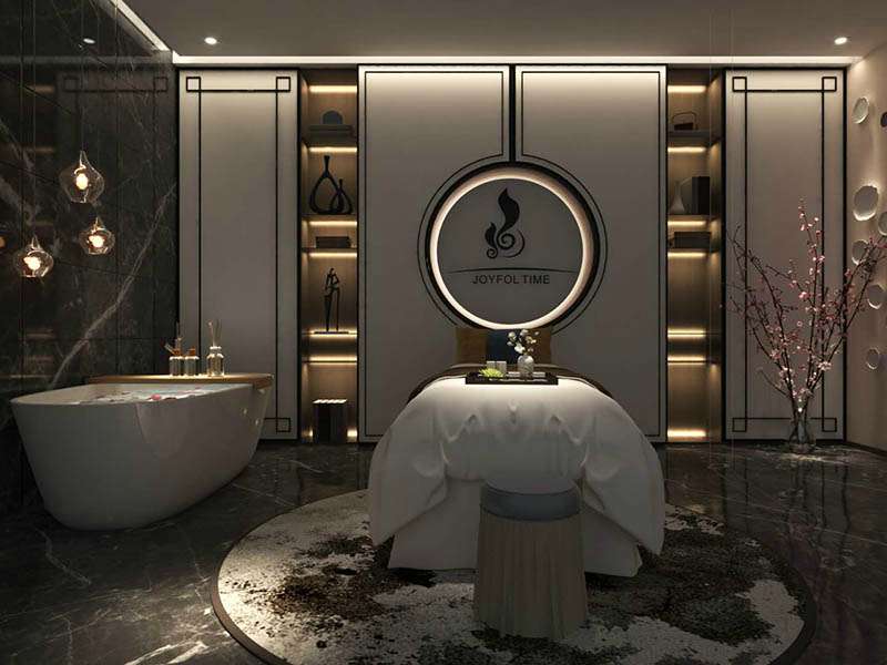 鄭州足浴店設(shè)計方案效果圖