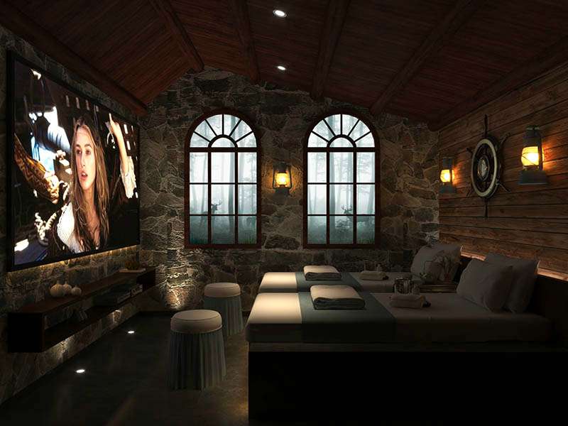 鄭州足浴店設(shè)計方案效果圖