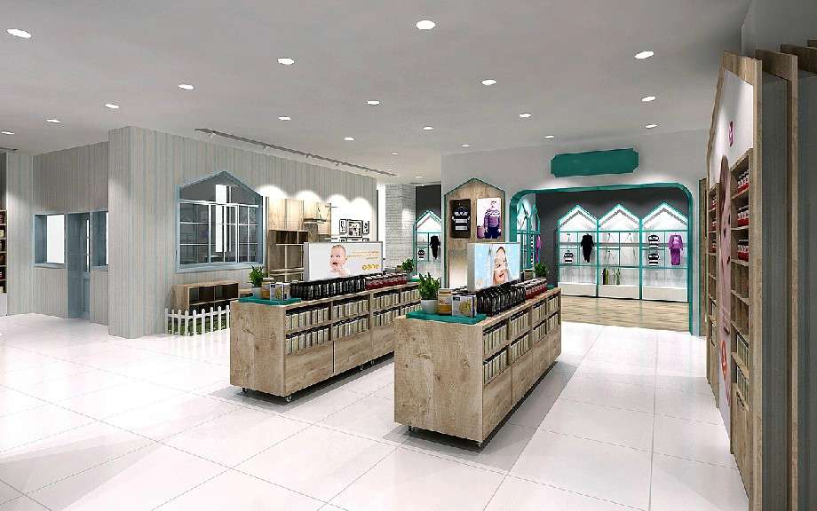 洛陽(yáng)母嬰用品店裝修設(shè)計(jì)效果圖
