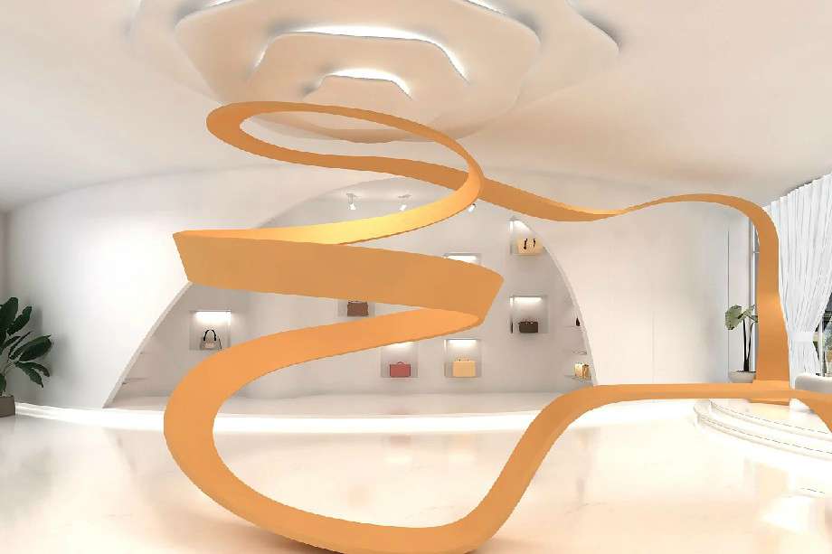 女士箱包專(zhuān)賣(mài)店裝修效果圖