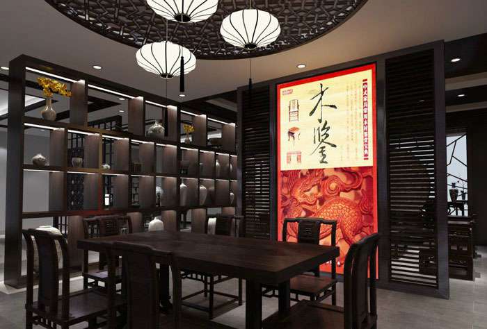 木業(yè)家居展廳裝修設計效果圖
