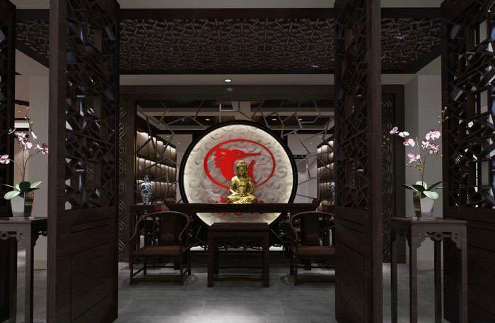 木業(yè)家居展廳裝修設計效果圖