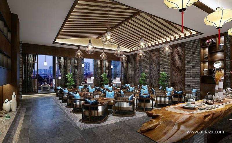 中式古典風格茶樓裝修設(shè)計方案