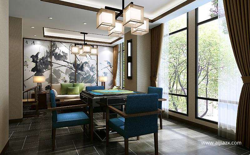 中式古典風格茶樓裝修設(shè)計方案