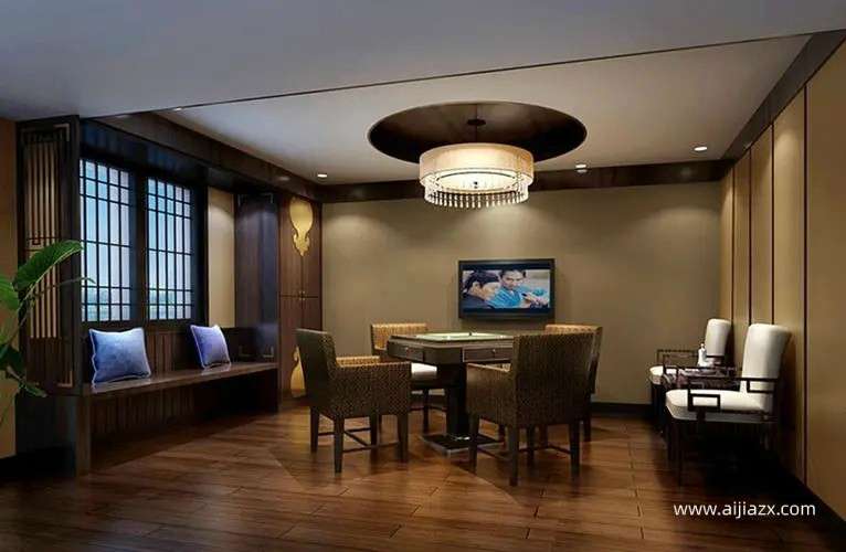 鄭州棋牌室裝修方案，棋牌室會所裝修設(shè)計說明