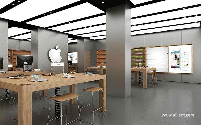 蘋果手機店怎么裝修，蘋果手機店室內(nèi)設(shè)計