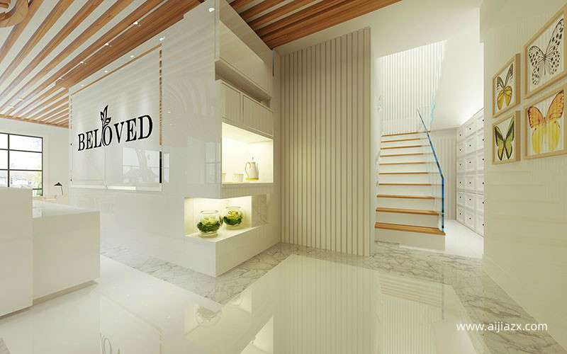 現(xiàn)代風養(yǎng)生館裝修效果圖