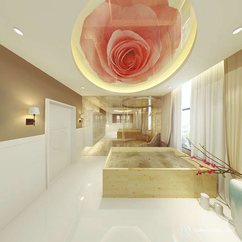 現(xiàn)代風養(yǎng)生館裝修效果圖