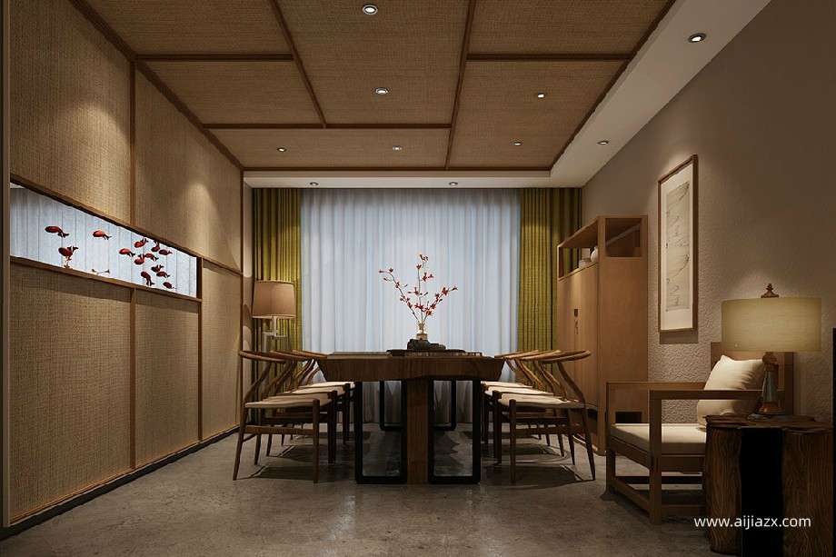 鄭州茶葉店裝修效果圖 茶葉店裝修設(shè)計方案