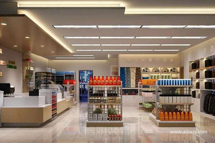 鄭州便利店裝修設(shè)計方案，多元化體驗的便利店設(shè)計