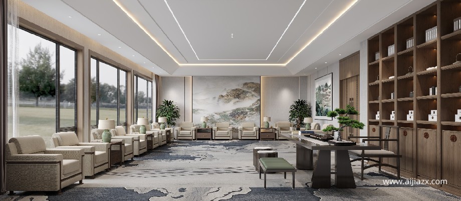 中科院鄭州分院獨(dú)棟辦公樓裝修設(shè)計