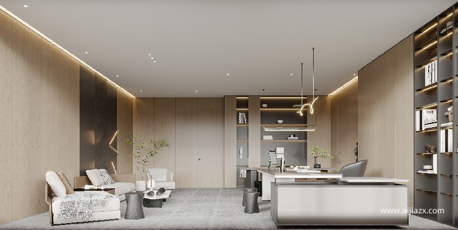 中科院鄭州分院獨(dú)棟辦公樓裝修設(shè)計