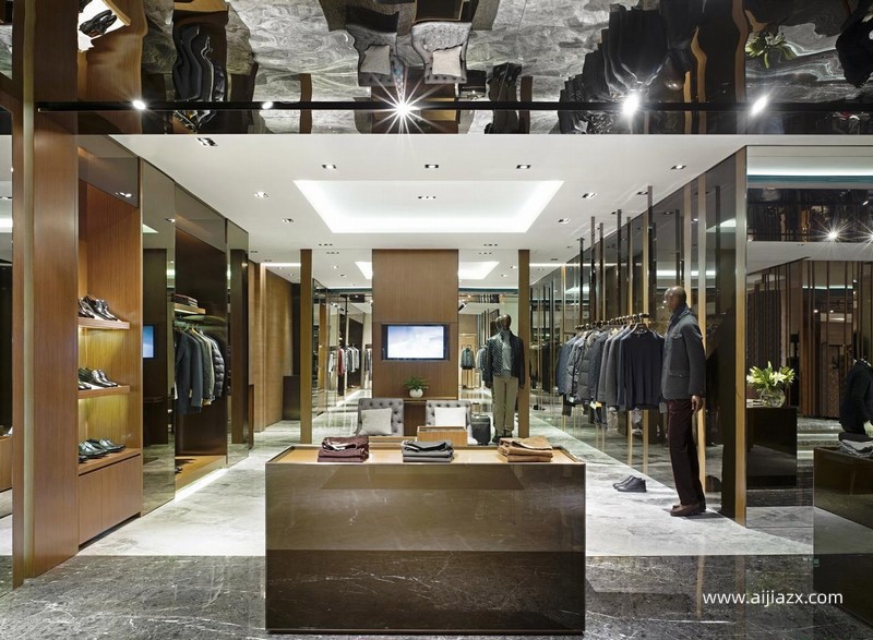 品牌男裝專賣店裝修設(shè)計