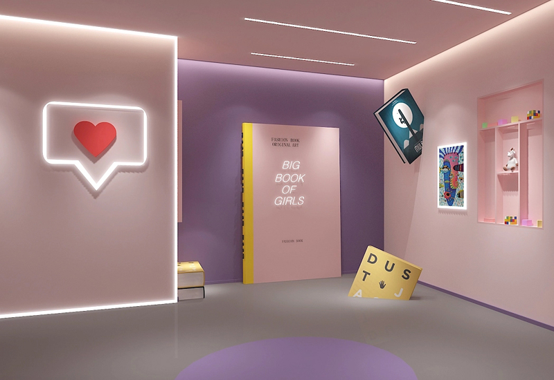 網(wǎng)紅直播間設(shè)計(jì)裝修效果圖