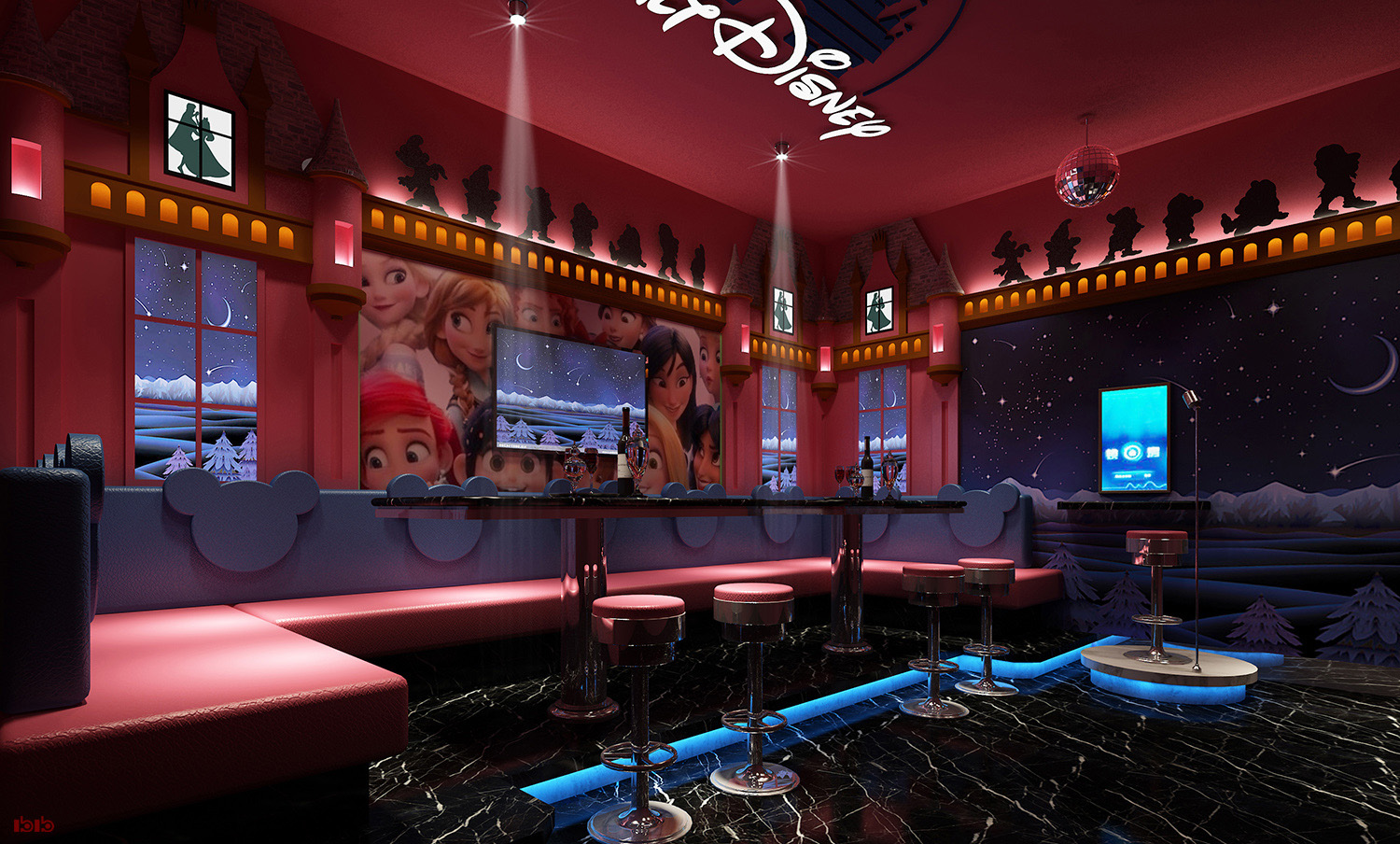 信陽(yáng)KTV裝修設(shè)計(jì)效果圖