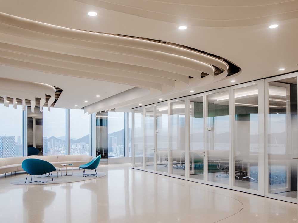 鄭州事務所辦公空間裝修設計，麻繩工作室效果圖