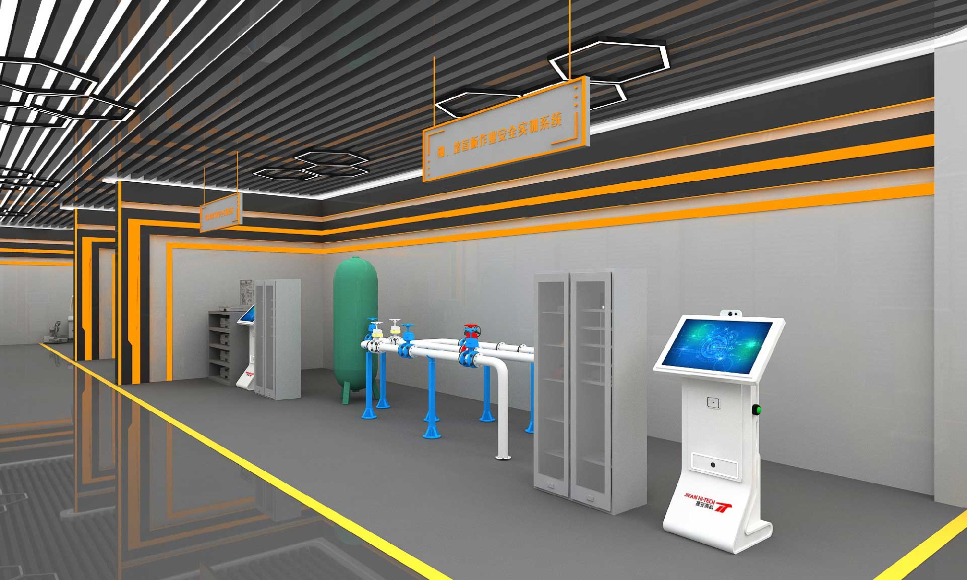 1000平學(xué)校展廳設(shè)計