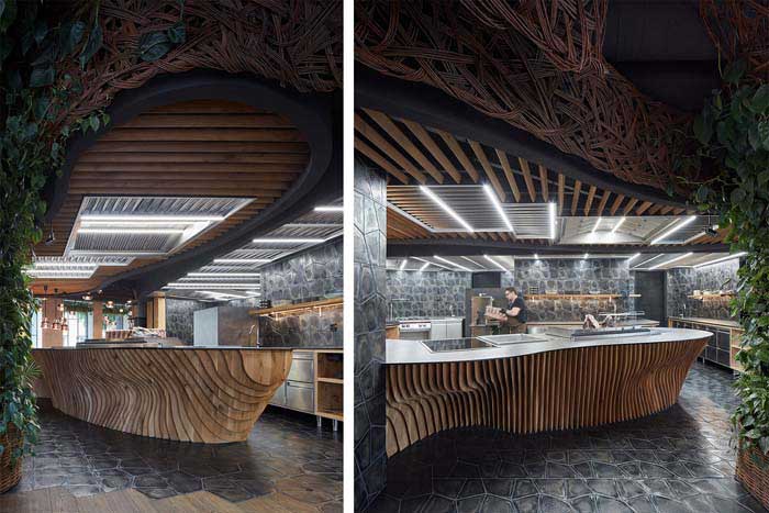 320m2鄭州金水區(qū)西餐廳設(shè)計效果圖