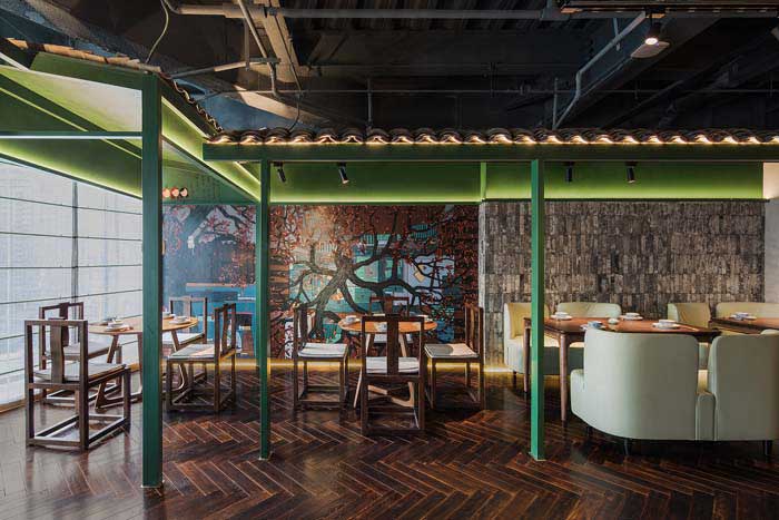 260平米鄭州精品餐廳設(shè)計效果圖