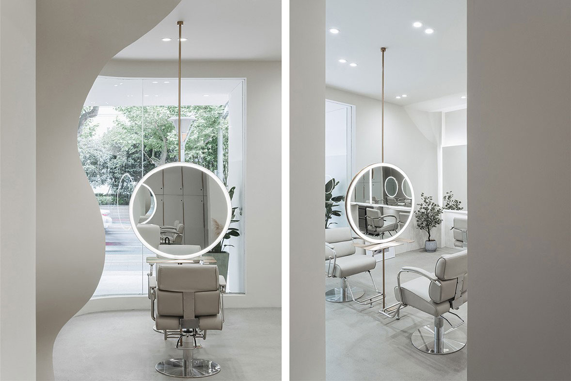 鄭州180平米美發(fā)店裝修設(shè)計效果圖