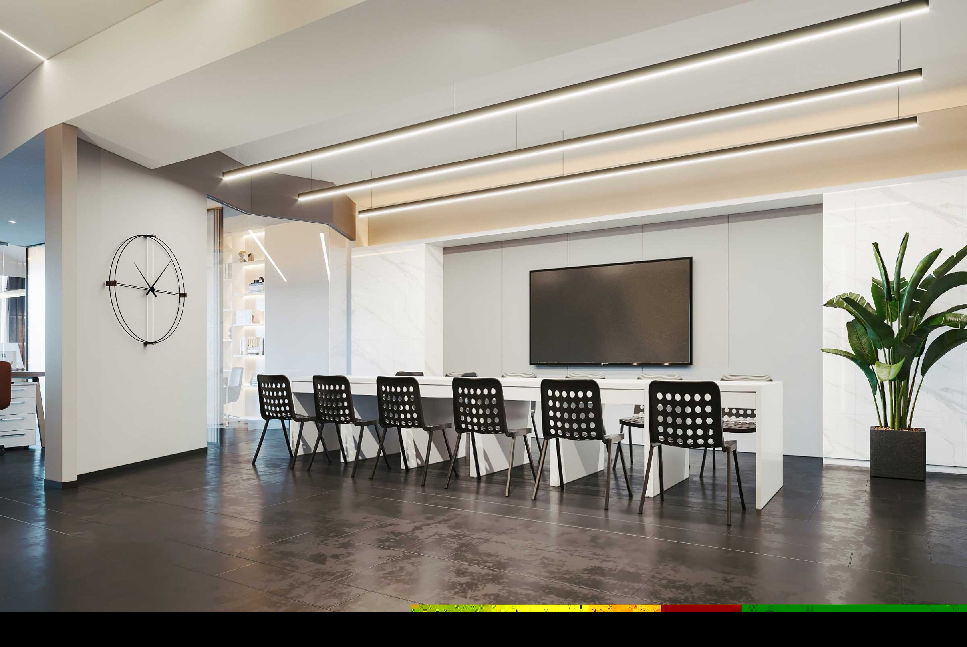 650平米傳媒公司辦公室設(shè)計(jì)效果圖