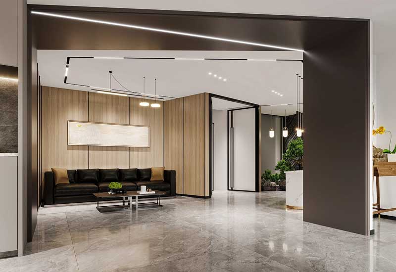 200平米鄭州管城區(qū)辦公室裝修設計效果圖