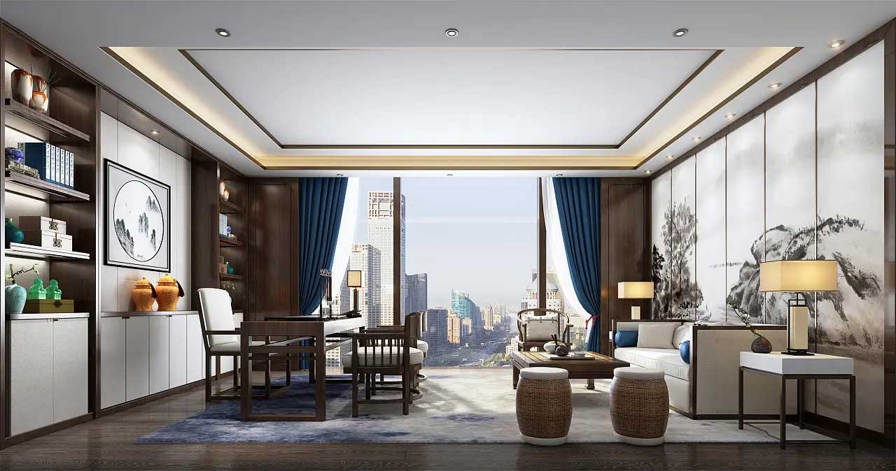 老板辦公室裝修效果圖,董事長辦公室裝修實(shí)景圖