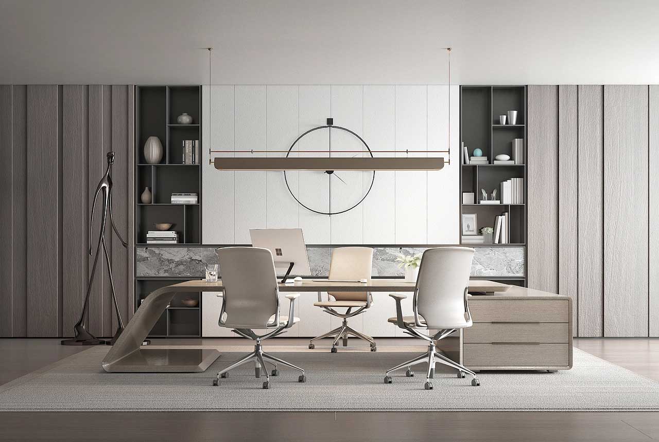 老板辦公室裝修效果圖,董事長辦公室裝修實(shí)景圖