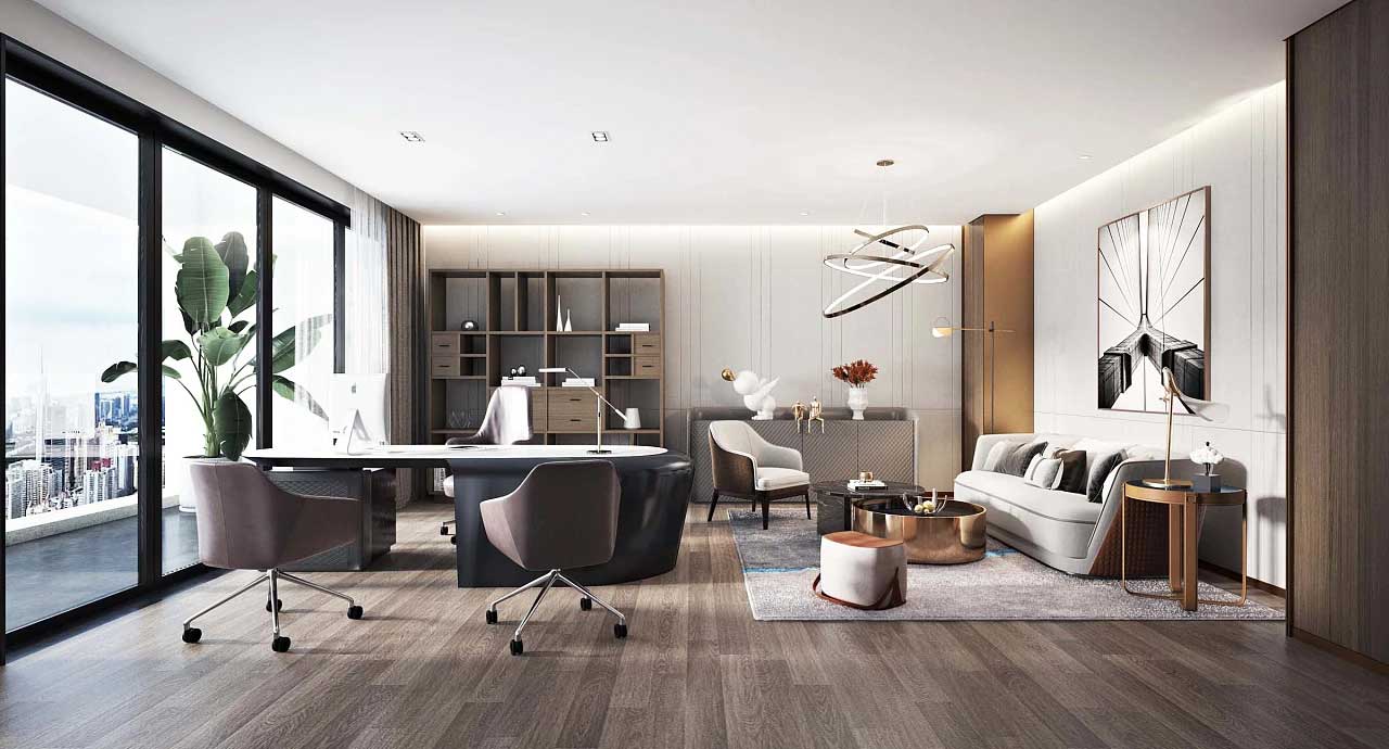 老板辦公室裝修效果圖,董事長辦公室裝修實(shí)景圖