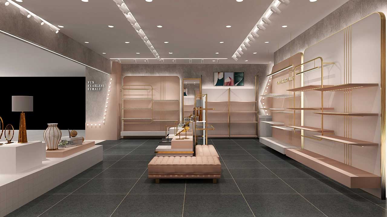 商場女鞋專賣店裝修設(shè)計(jì)效果圖