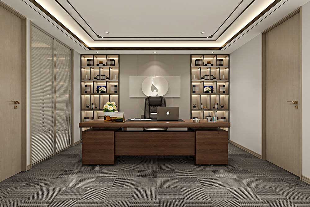 600平米國企辦公室裝修效果圖-600平米國企辦公空間設(shè)計(jì)
