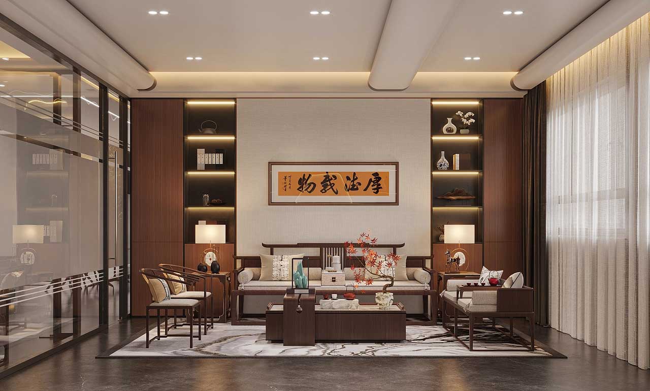 鄭州辦公室設(shè)計-辦公室裝修施工效果圖