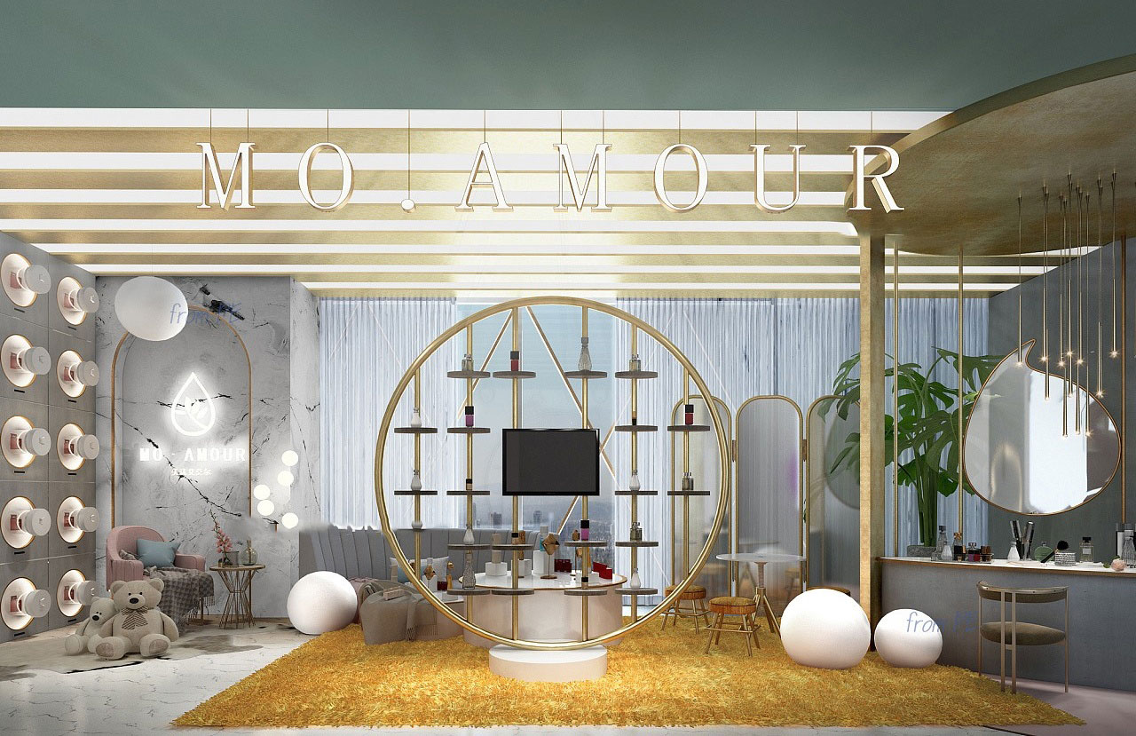 小型帶貨直播裝潢設(shè)計效果圖