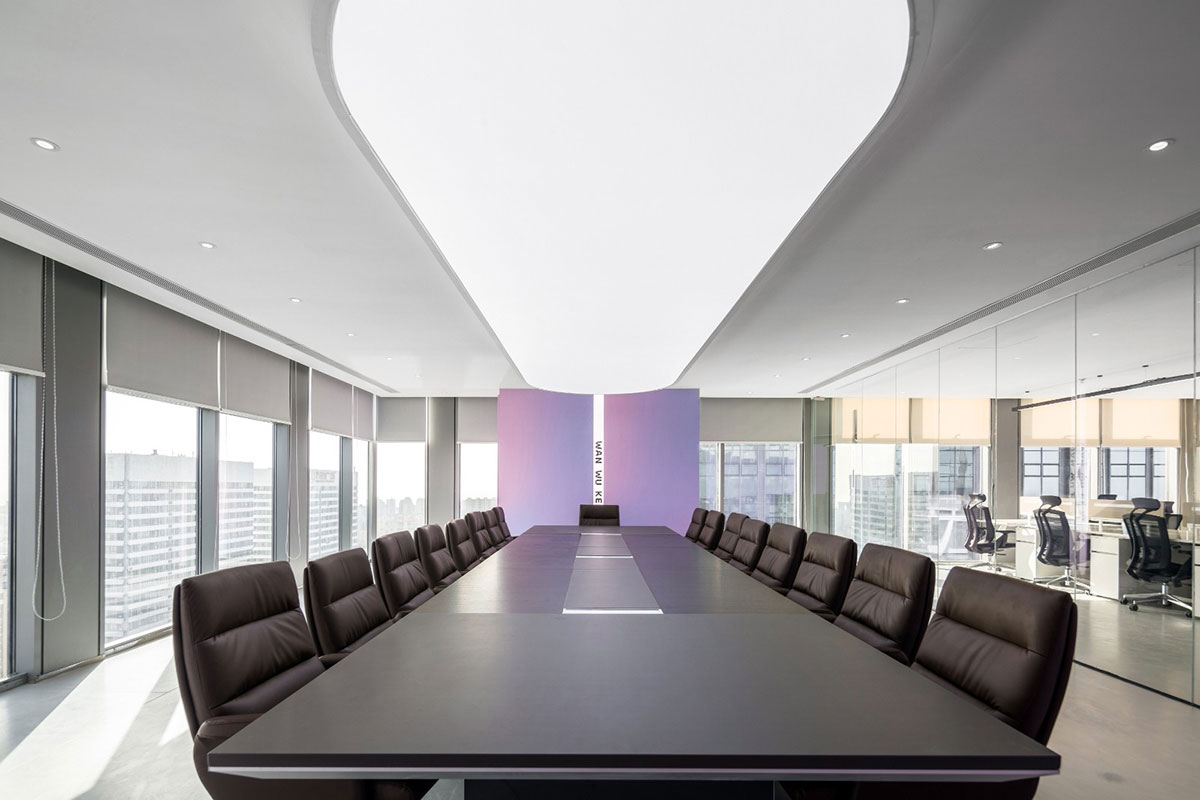 鄭州辦公室全案設(shè)計(jì)-1500平米裝修施工效果圖