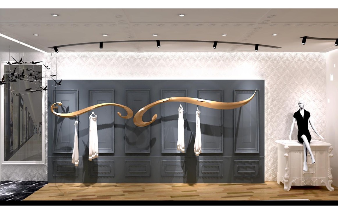 Malt服飾門(mén)店裝修設(shè)計(jì)效果圖